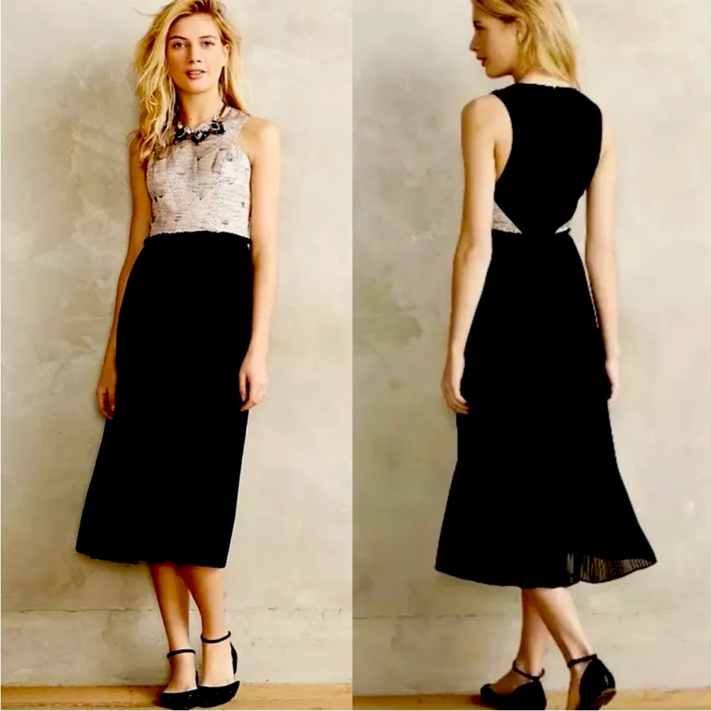 Nomad Morgan Carper Womens Isobel Brocade Midi Dress Sizes 0 and 4